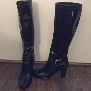 Tall Wine Color Boots